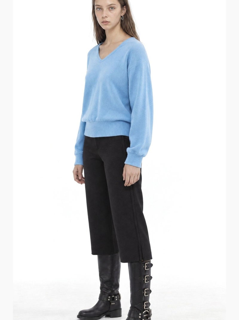 Pull en maille femme busem Bleu - Kiabi