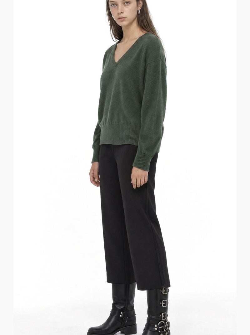 Pull en maille femme busem Vert foncé - Kiabi