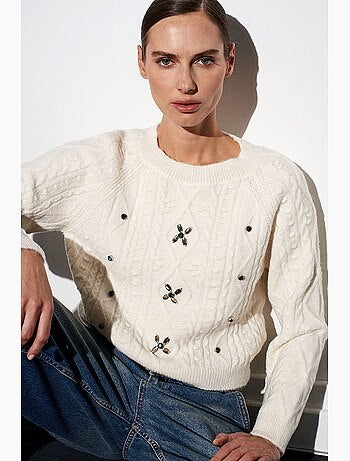 Pull en maille femme dilvin