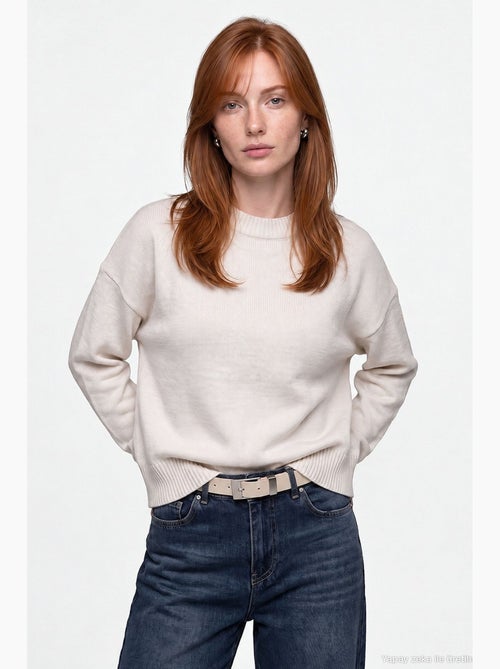 Pull en maille femme dilvin - Kiabi