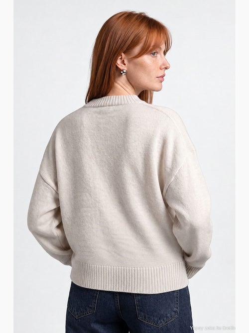 Pull en maille femme dilvin - Kiabi