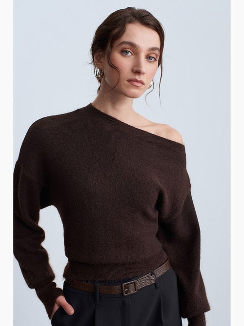 Pull en maille femme dilvin - Kiabi