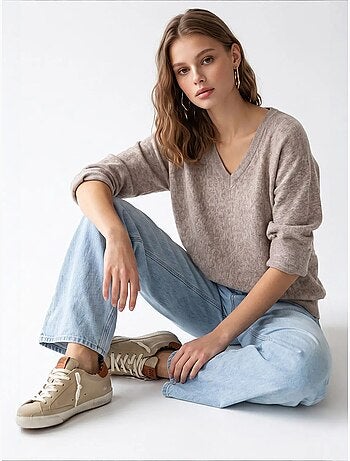 Pull en maille femme mixray