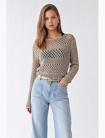 Pull en maille femme mixray