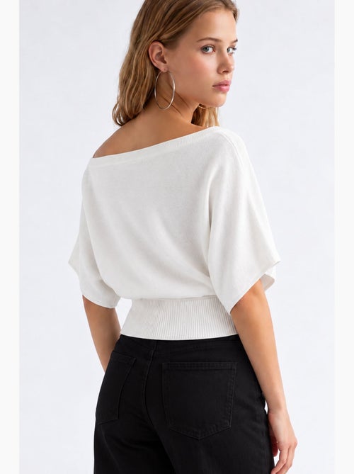 Pull en maille femme mixray - Kiabi Pull en maille femme mixray - Kiabi