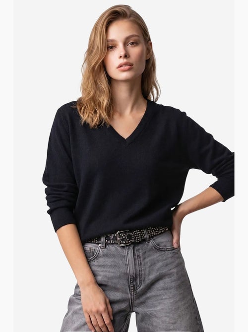 Pull en maille femme mixray - Kiabi
