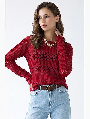 Pull en maille femme mixray