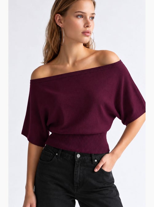 Pull en maille femme mixray - Kiabi