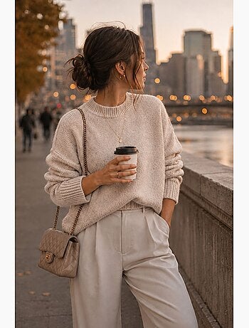Pull en maille femme mixray