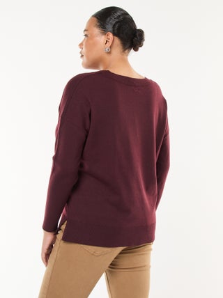 Pull rouge femme : découvrez nos modèles - Kiabi