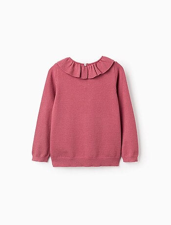 Pull en Maille Fine avec Volants