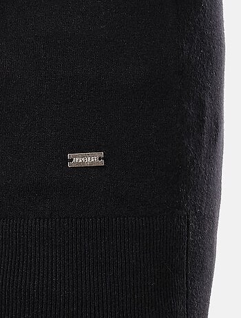 Pull en maille fine col polo