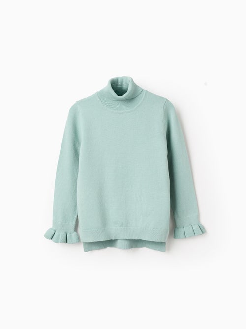 Pull en maille fine et col montant - Kiabi