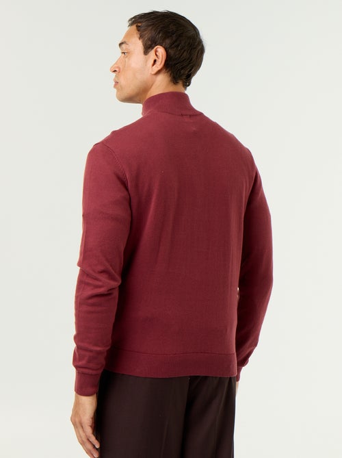 Pull en maille fine jauge avec col camionneur - Kiabi Pull en maille fine jauge avec col camionneur - Kiabi