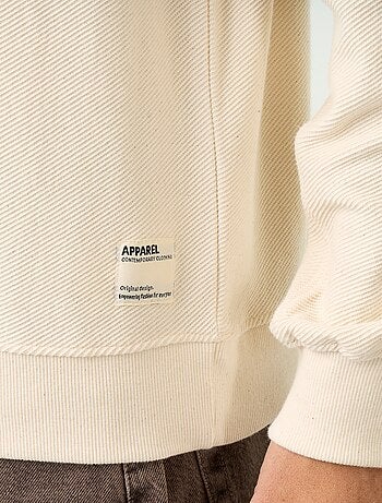 Pull en maille fine jauge côtelée