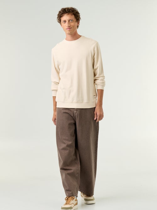 Pull en maille fine jauge côtelée - Kiabi Pull en maille fine jauge côtelée - Kiabi