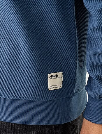 Pull en maille fine jauge côtelée