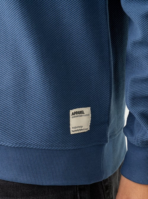 Pull en maille fine jauge côtelée - Kiabi Pull en maille fine jauge côtelée - Kiabi
