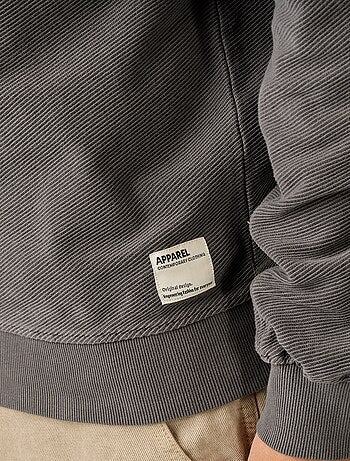 Pull en maille fine jauge côtelée