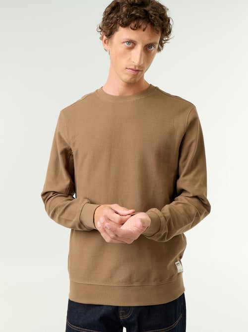 Pull en maille fine jauge côtelée - Kiabi Pull en maille fine jauge côtelée - Kiabi