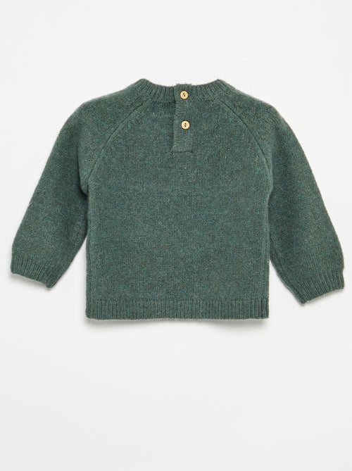 Pull en maille fine jauge 'Noël' - Kiabi