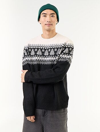Pull en maille grosse jauge - Noël