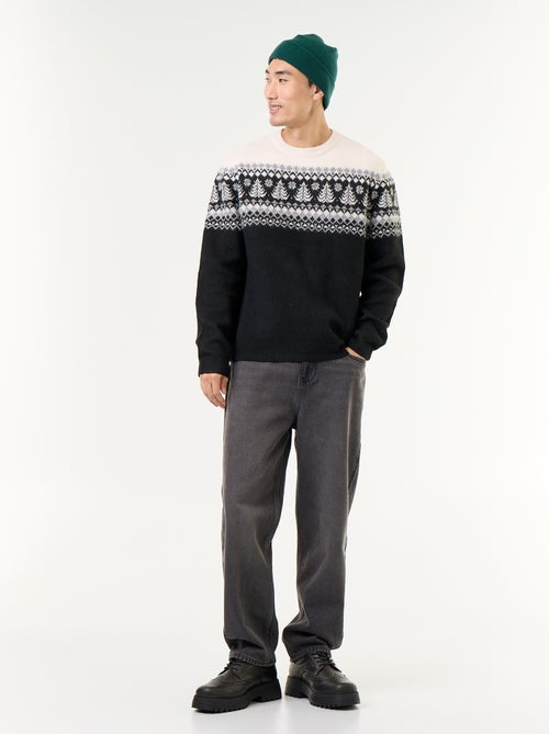 Pull en maille grosse jauge - Noël - Kiabi Pull en maille grosse jauge - Noël - Kiabi