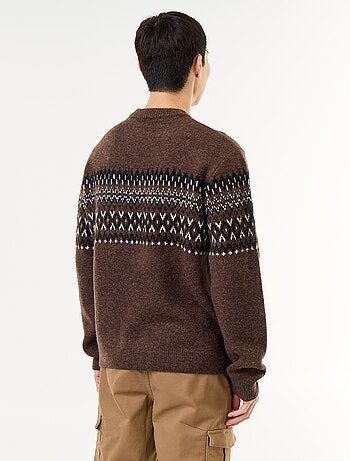Pull en maille grosse jauge - Noël