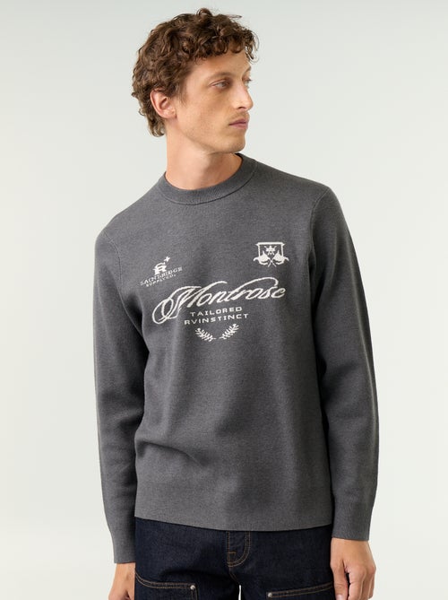 Pull en maille grosse jauge à col rond - Kiabi Pull en maille grosse jauge à col rond - Kiabi