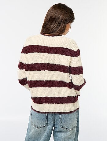Pull en maille grosse jauge