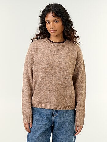 Pull en maille grosse jauge