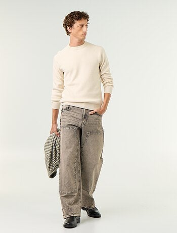 Pull en maille grosse jauge