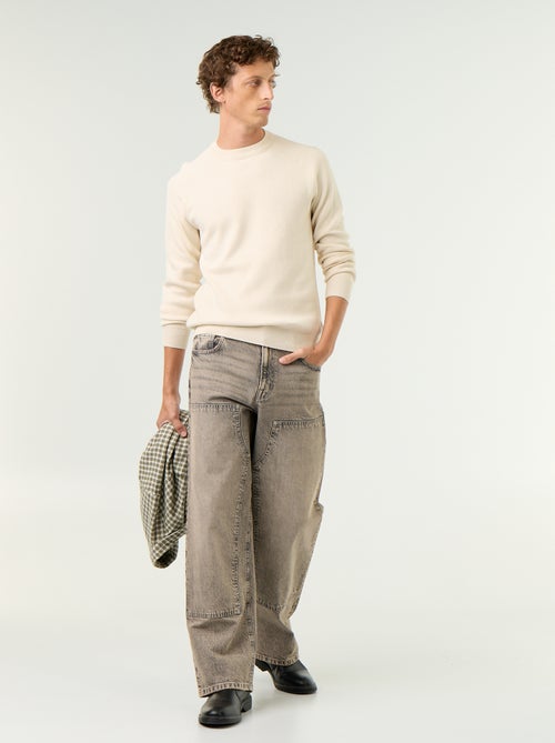 Pull en maille grosse jauge - Kiabi Pull en maille grosse jauge - Kiabi