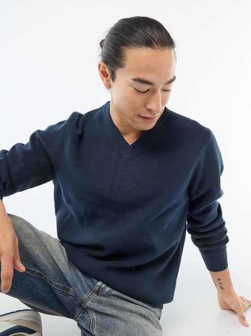 Pull en maille grosse jauge - Kiabi