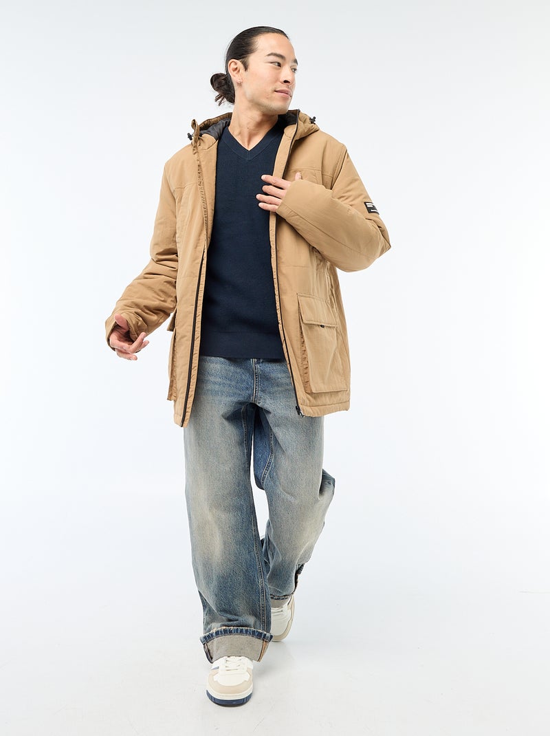 Pull en maille grosse jauge Bleu - Kiabi