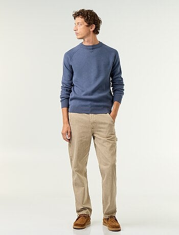 Pull en maille grosse jauge