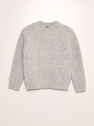 Pull en maille grosse jauge