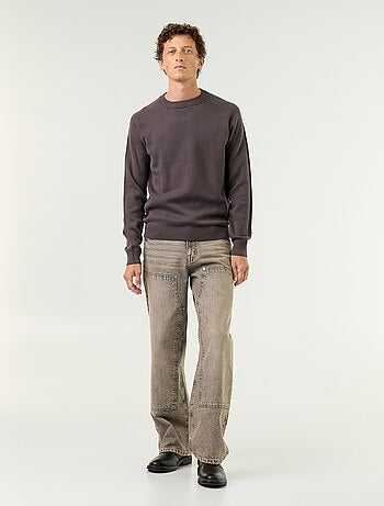 Pull en maille grosse jauge
