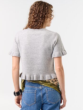 Pull en maille grosse jauge