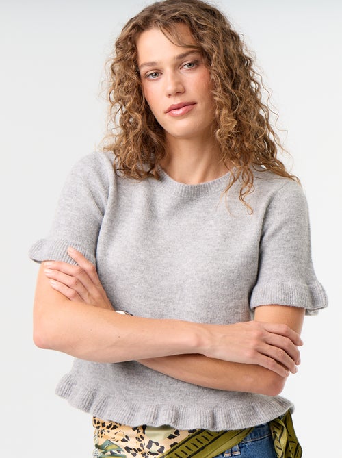 Pull en maille grosse jauge - Kiabi