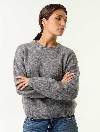Pull en maille grosse jauge