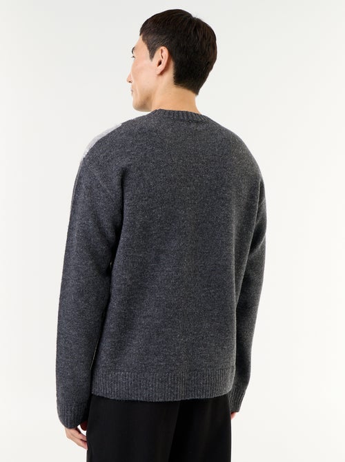 Pull en maille grosse jauge - Kiabi