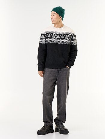 Pull en maille grosse jauge