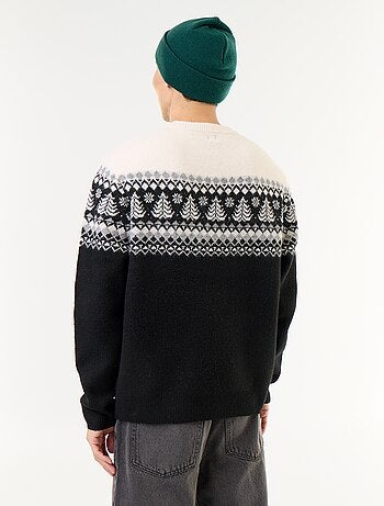 Pull en maille grosse jauge