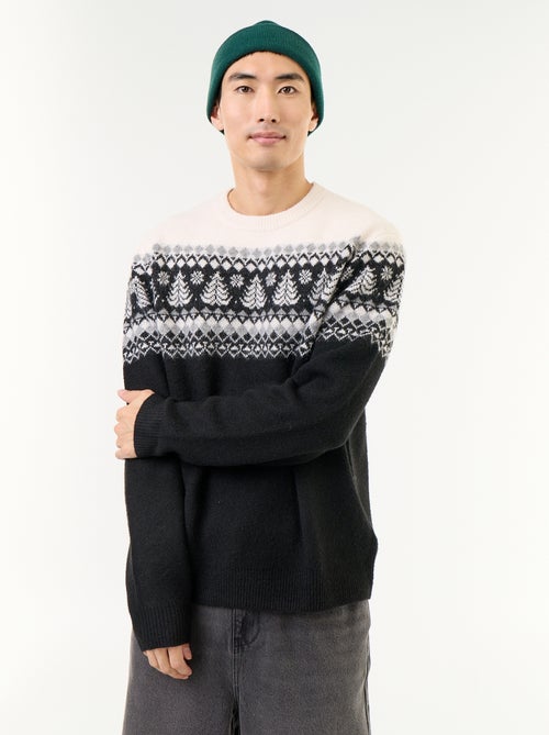 Pull en maille grosse jauge - Kiabi