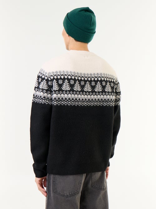 Pull en maille grosse jauge - Kiabi