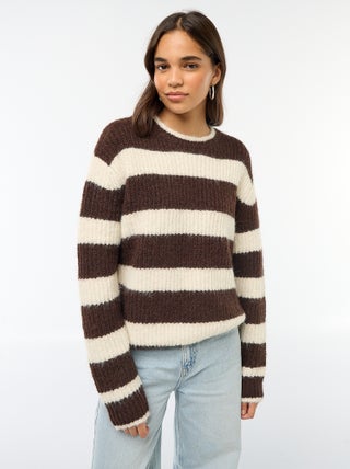 Pull en maille grosse jauge