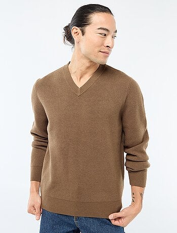 Pull en maille grosse jauge