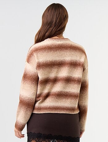 Pull en maille grosse jauge