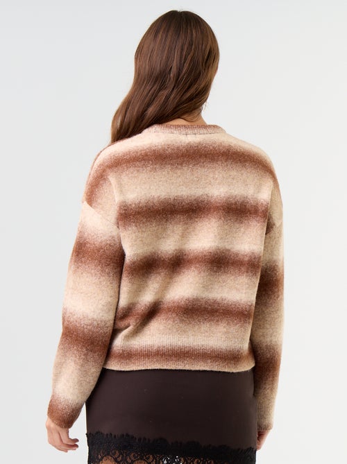 Pull en maille grosse jauge - Kiabi